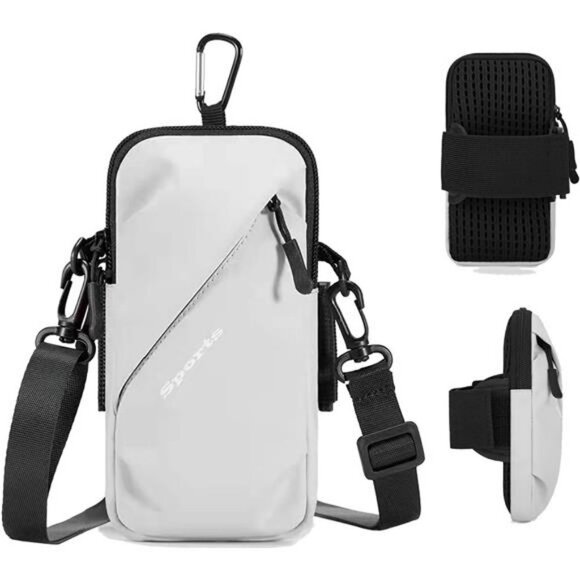 Crossbody Shoulder Holsters Small Bag with Arm Band Fits All Cell Phones NEW - Picture 1 of 7